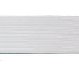 white 25mm nylon spandex folder over elastic 