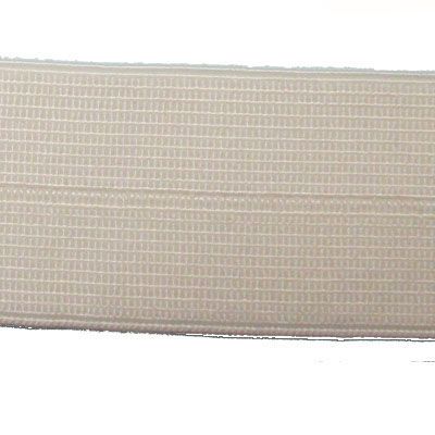 cream 25mm nylon spandex folder over elastic
