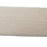 cream 25mm nylon spandex folder over elastic