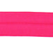 hot pink 25mm nylon spandex folder over elastic