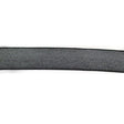 black polyester, latex, and polyvinyl chloride 45mm metallic blend waistband elastic