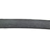 black polyester, latex, and polyvinyl chloride 45mm metallic blend waistband elastic