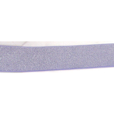 lilac polyester, latex, and polyvinyl chloride 45mm metallic blend waistband elastic