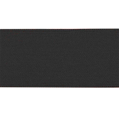 black 38mm nylon spandex polyester waistband elastic