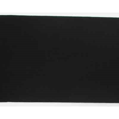 black 150mm polyester rubber knit elastic 