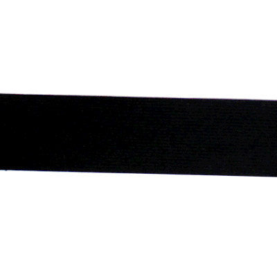 black polyester rubber 38mm light weight knit elastic