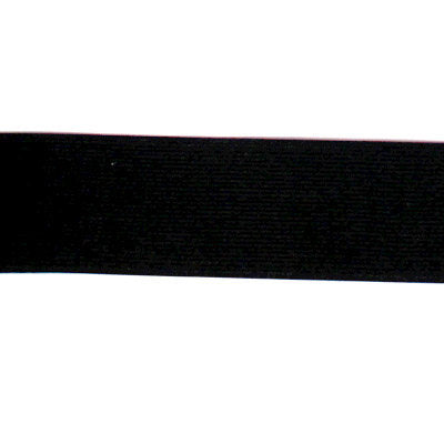 black  polyester rubber 51mm light weight knit elastic