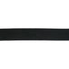 black nylon spandex stretch ribbon with satin finish 22mm