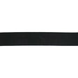 black nylon spandex stretch ribbon with satin finish 22mm