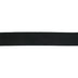 black nylon spandex stretch ribbon with satin finish 22mm