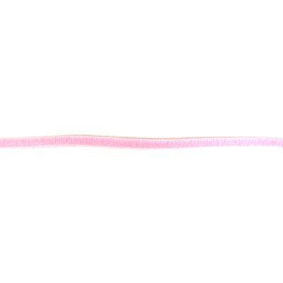 light pink nylon spandex soft stretch latex free 5mm elastic cord