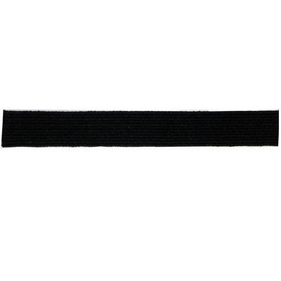 black polyester rubber 9mm braid elastic 