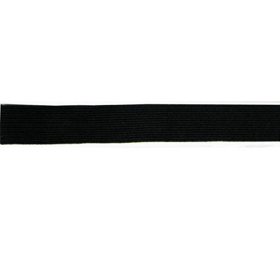 black polyester rubber 13mm braid elastic 