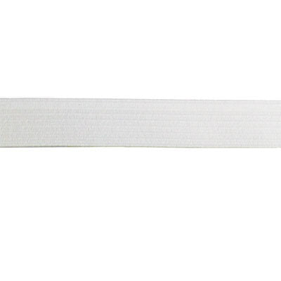 white polyester rubber 16mm braid elastic 