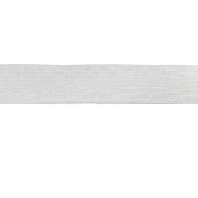 white polyester rubber 19mm braid elastic