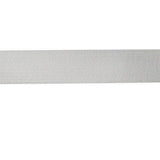 white polyester rubber 25mm braid elastic