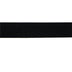 black polyester rubber 25mm braid elastic