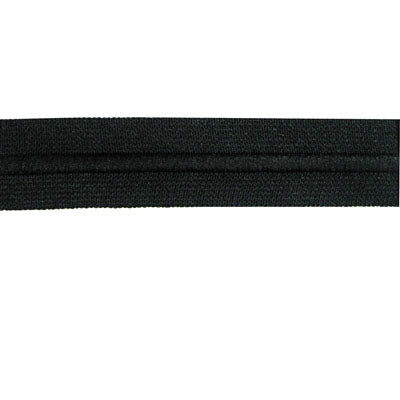 black polyester rubber 32mm elastic polyester draw string cord