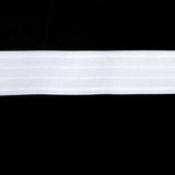 white polyester rubber 38mm elastic sport knit