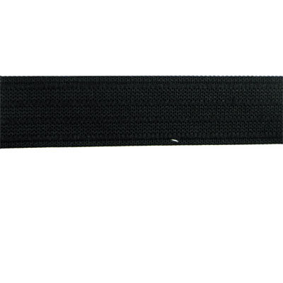 black polyester rubber 38mm elastic sport knit