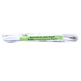 white polyester rubber 3mm braid elastic hank