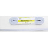 white polyester rubber 13mm braid elastic