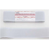 white polyester rubber 38mm non-roll ribbed woven hank