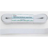 white polyester rubber 19mm non roll woven elastic 