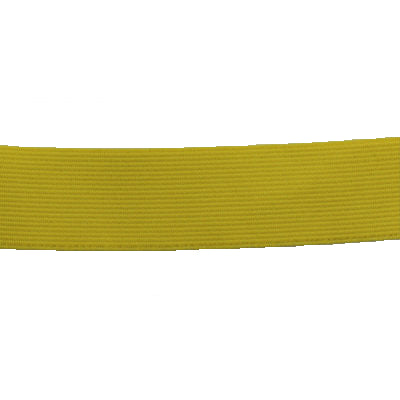 yellow polyester rubber 25mm knit elastic