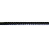 black polyester 3mm knit cord