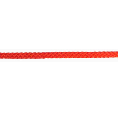 orange polyester 3mm knit cord