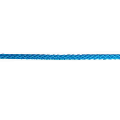 turquoise polyester 3mm knit cord