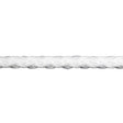 white polyester knit cord 
