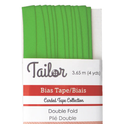 apple green polyester cotton 8mm bias tape double fold