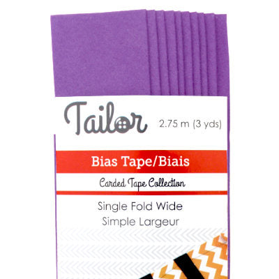 BIAS TAPE WIDE SINGLE FOLD