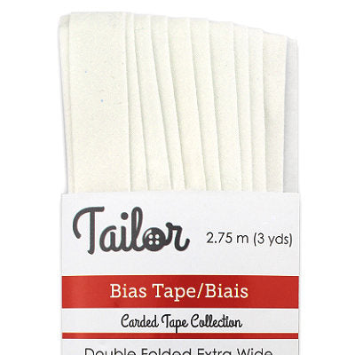 BIAS TAPE DOUBLE FOLD EXTRA WIDE