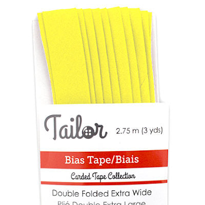 BIAS TAPE DOUBLE FOLD EXTRA WIDE