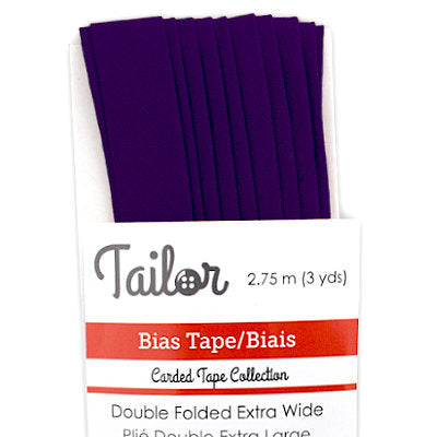 BIAS TAPE DOUBLE FOLD EXTRA WIDE