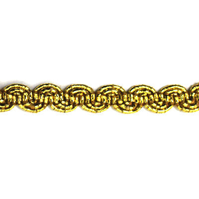 METALLIC SCALLOPED TRIM 0.6CM