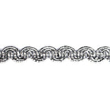METALLIC SCALLOPED TRIM 0.6CM