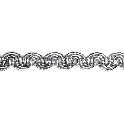 METALLIC SCALLOPED TRIM 0.6CM