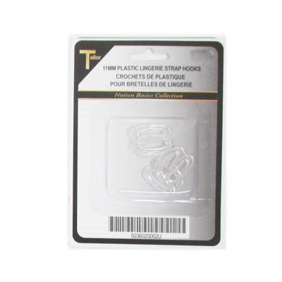 PLASTIC LINGERIE STRAP HOOKS