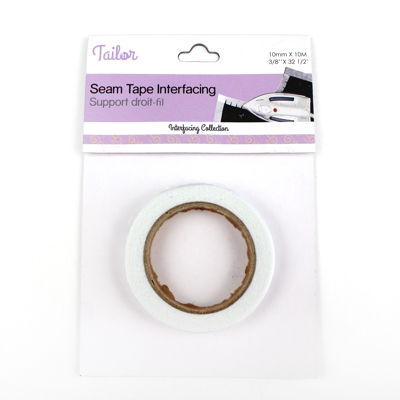 SEAM TAPE INTERFACING WITH PAPER CORE 10MM X 10M
