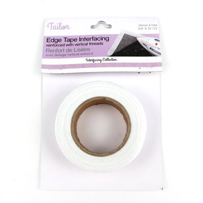 EDGE TAPE INTERFACING WITH PAPER CORE  20MM X 10M
