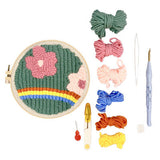 EMBROIDERY KIT STARTER PUNCH NEEDLE
