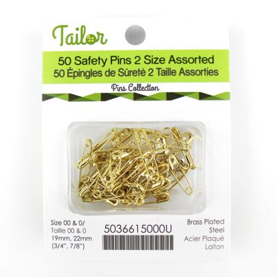 SAFETY PINS 2 SIZE ASSORTED