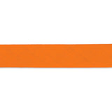 orange polyester cotton 16mm foldover