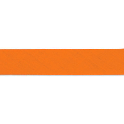 orange polyester cotton 16mm foldover