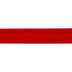 red polyester cotton 16mm foldover