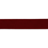 wine polyester cotton 16mm foldover